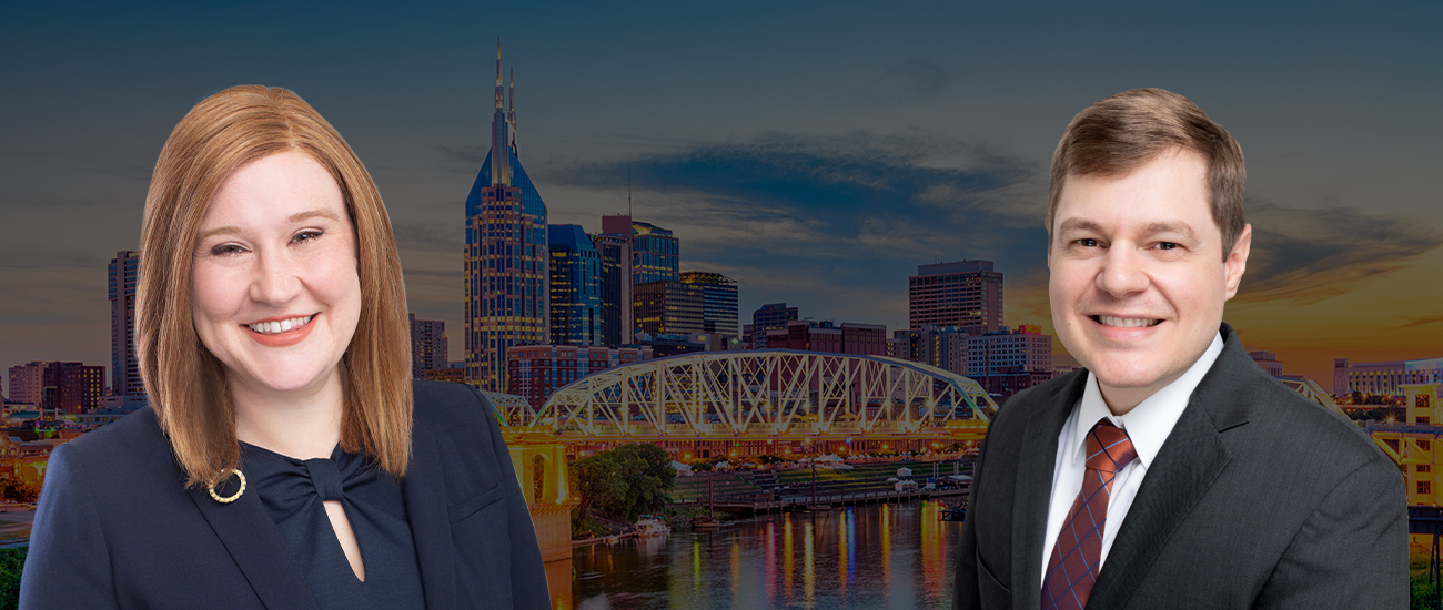 Nashville Tennessee Skyline and Attorney Photo