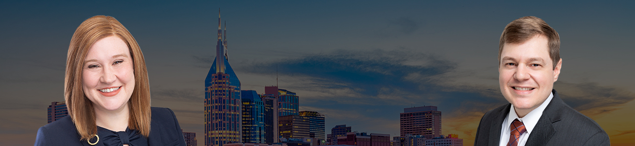 Nashville Tennessee Skyline and Attorney Photo